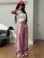 Pink Panthera Y2K Baggy Pants
