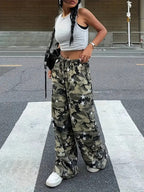 Star-Camo Baggy Sweatpants - LABELLAROSSA