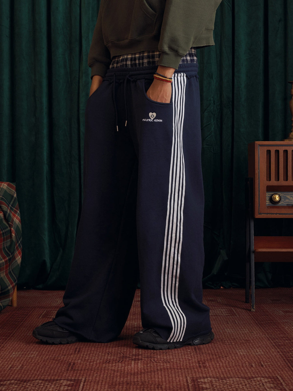 Labellarossa Double Waist Baggy Sweatpants