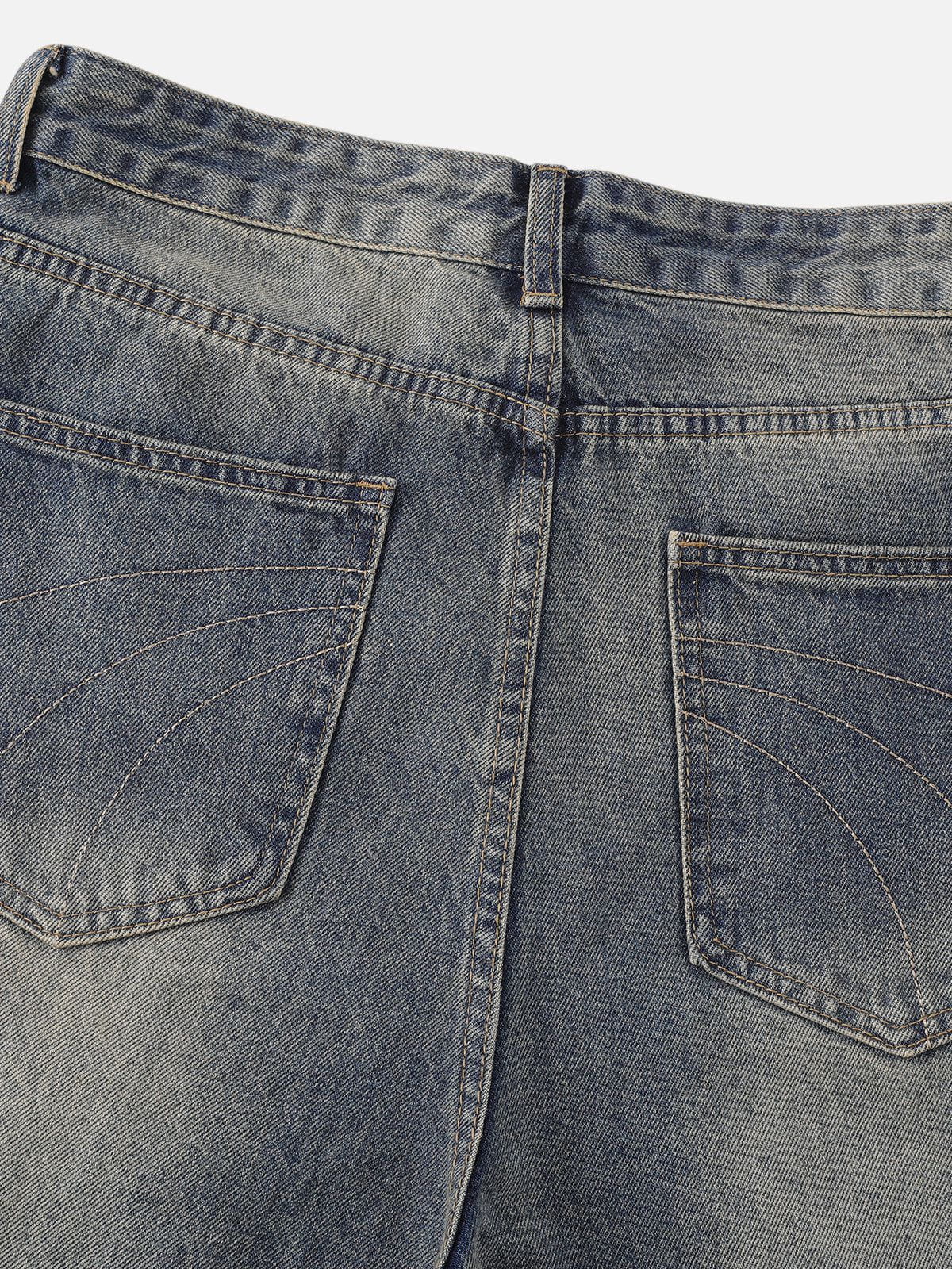 Firework Beadwork Baggy Jeans