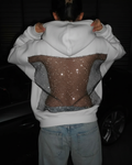 Crystal Aura Oversize Sweatshirt