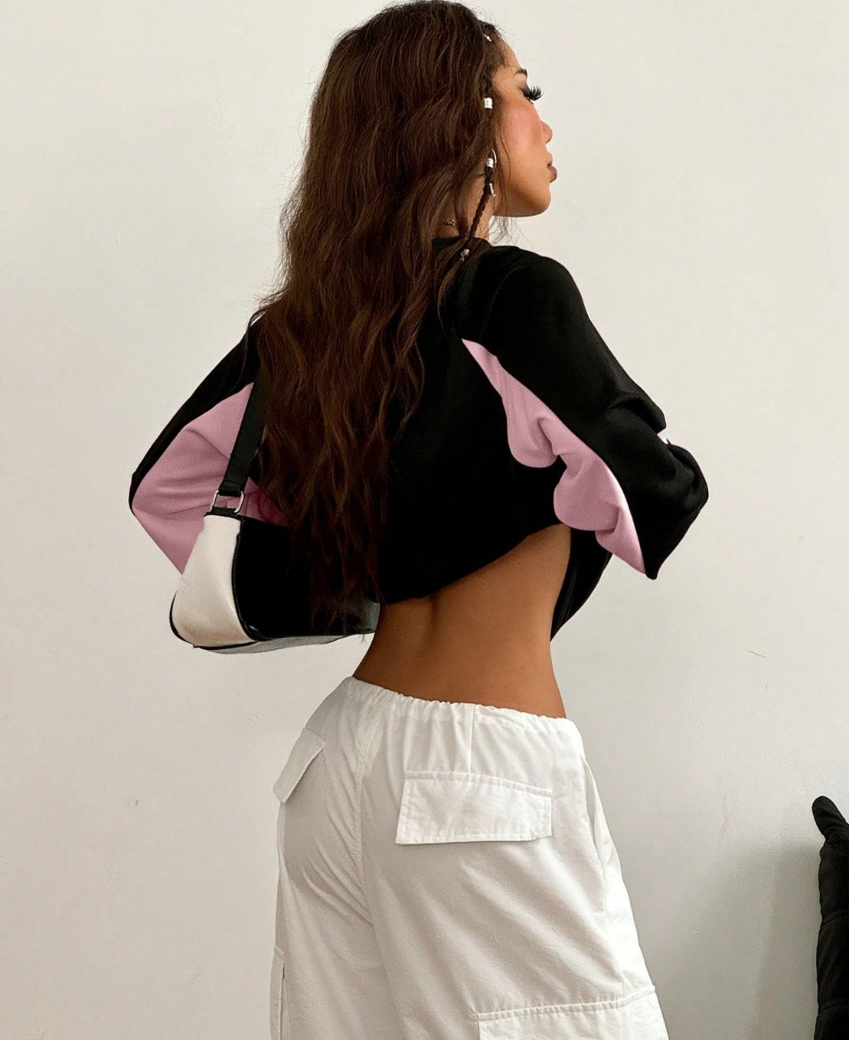 Cyber-Tooth Oversize Sweatshirt