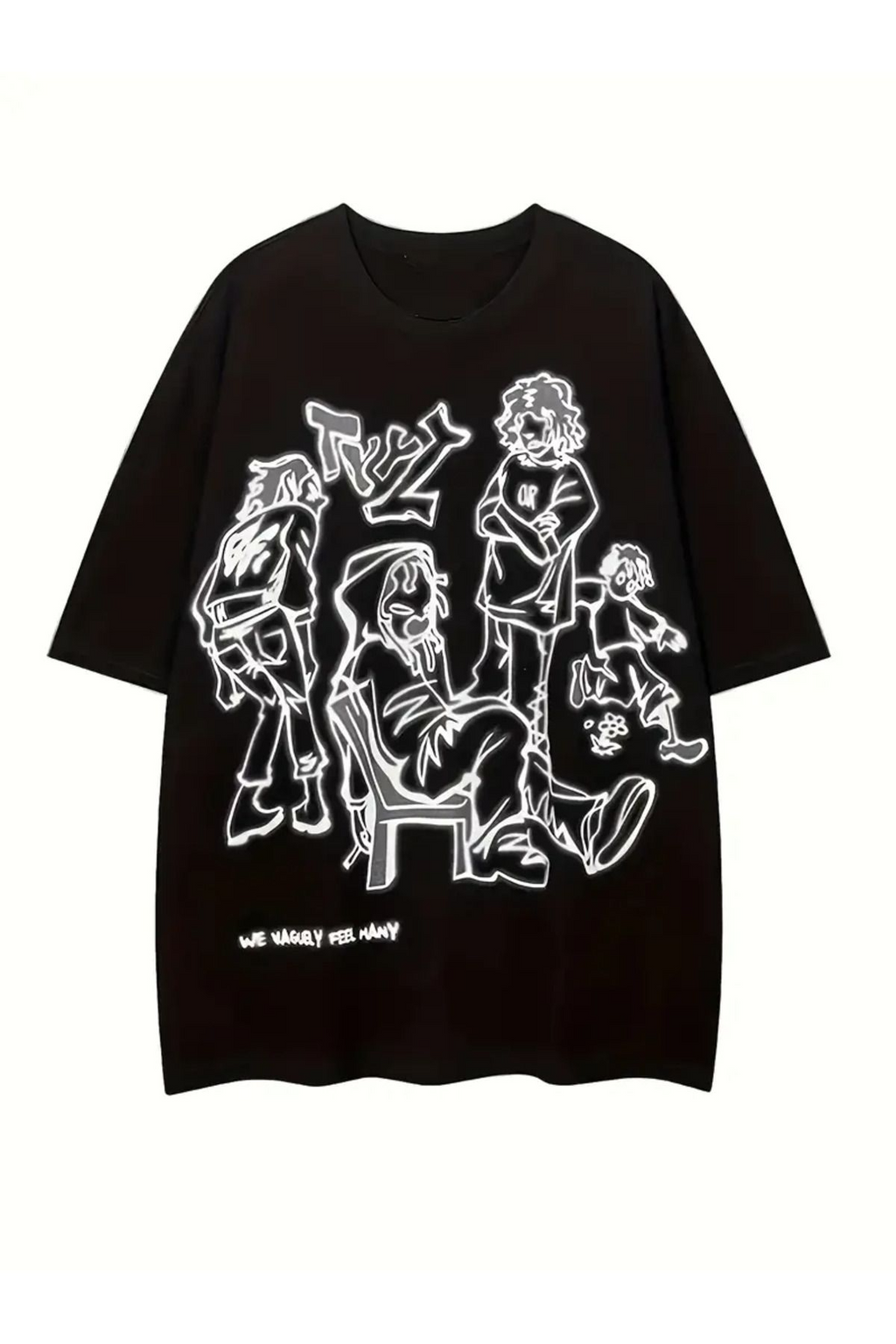 Crowd Retro Boxy T-Shirt