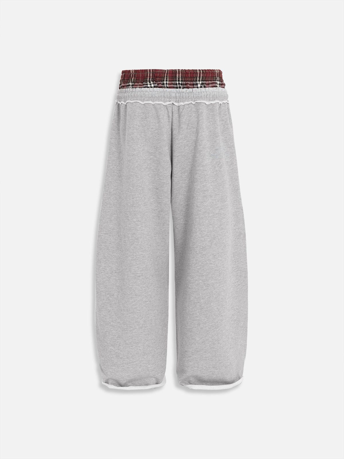 Double Waist Baggy Sweatpants