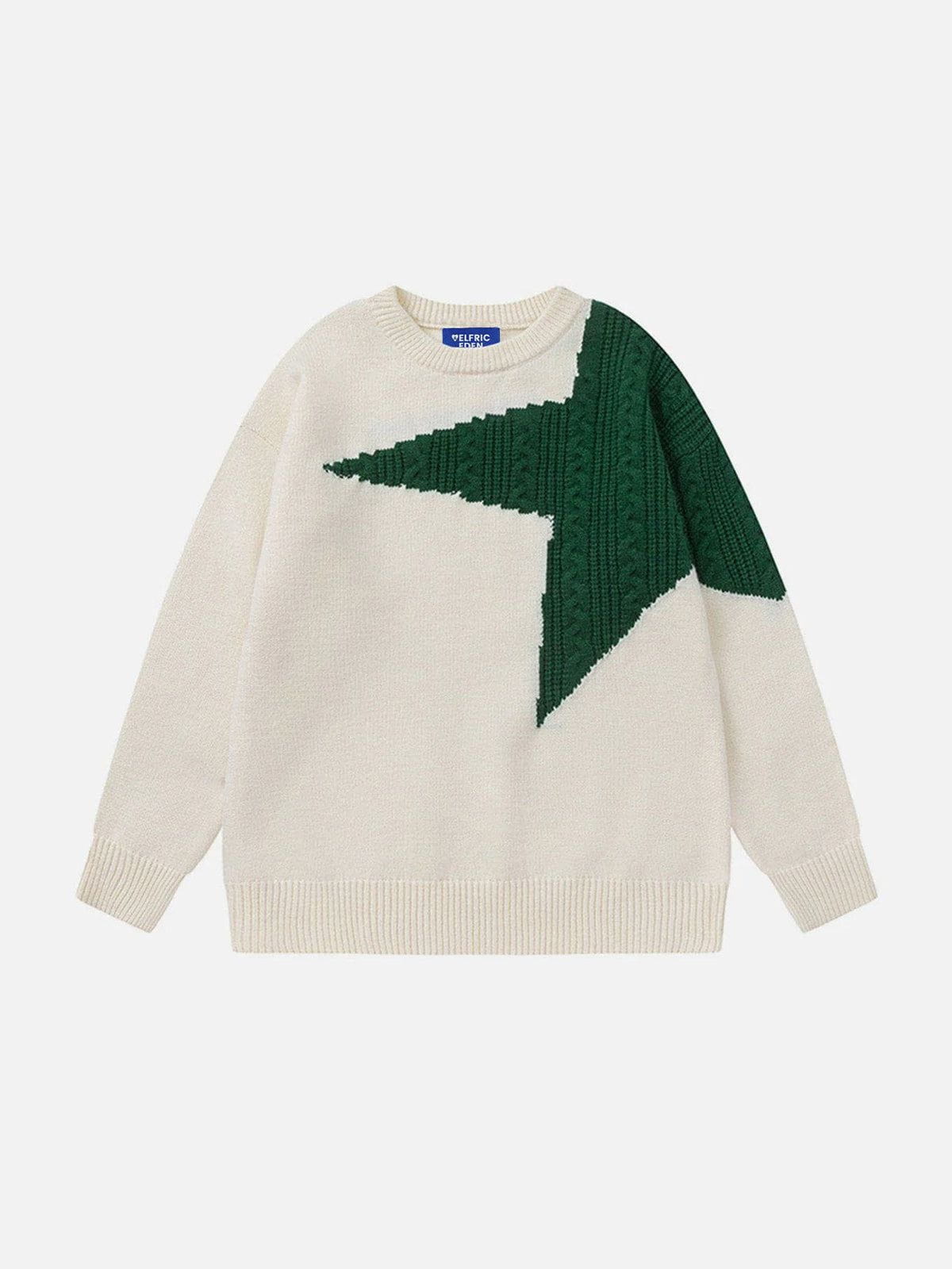 Star Patchwork Sweater