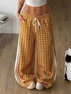 Amber Tartan Y2K Baggy Pants