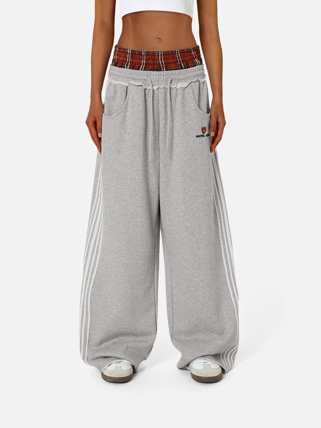 Labellarossa Double Waist Baggy Sweatpants