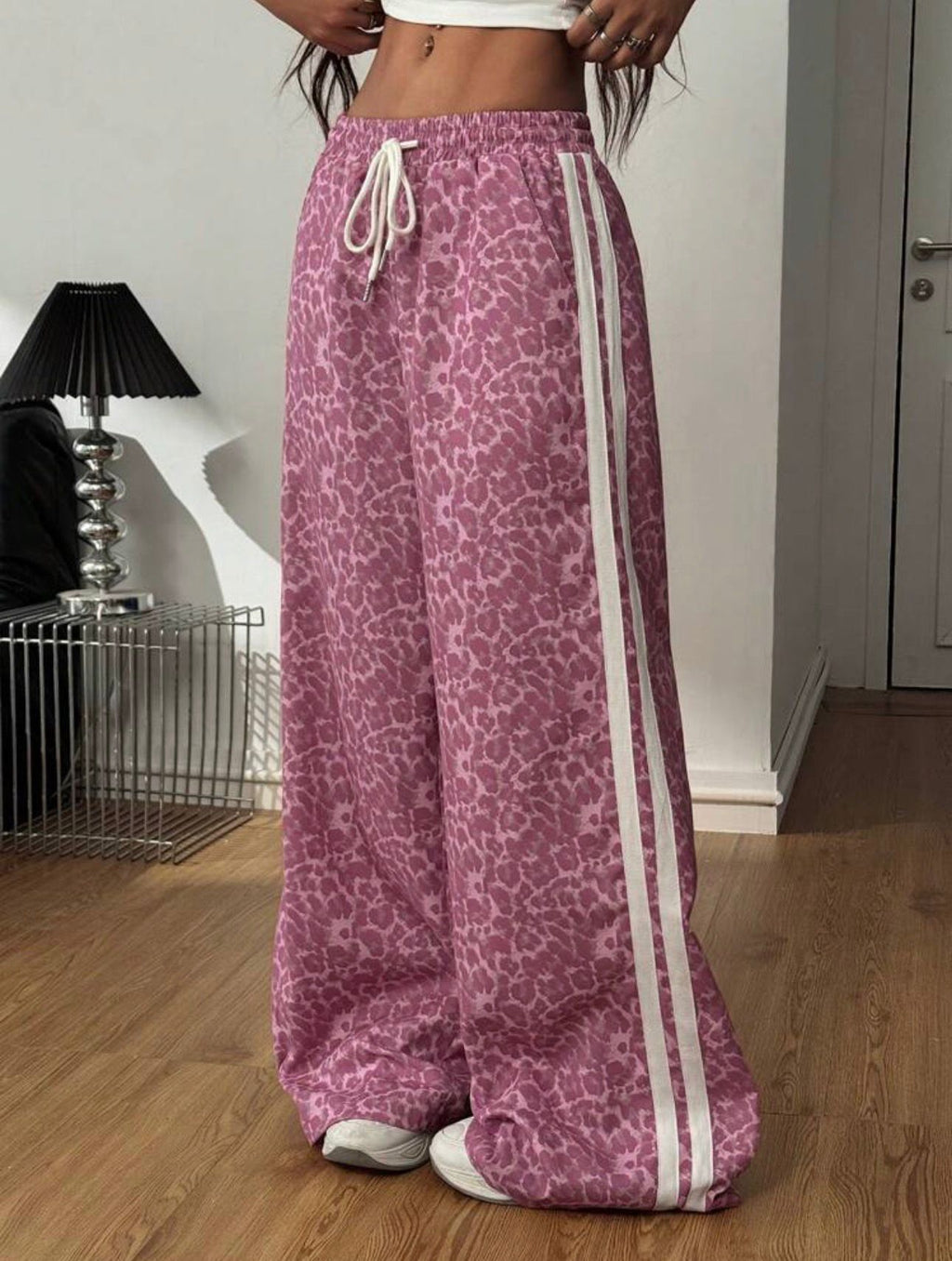 Pink Panthera Y2K Baggy Pants