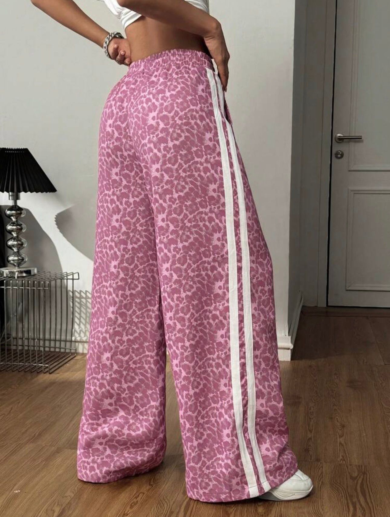 Pink Panthera Y2K Baggy Pants