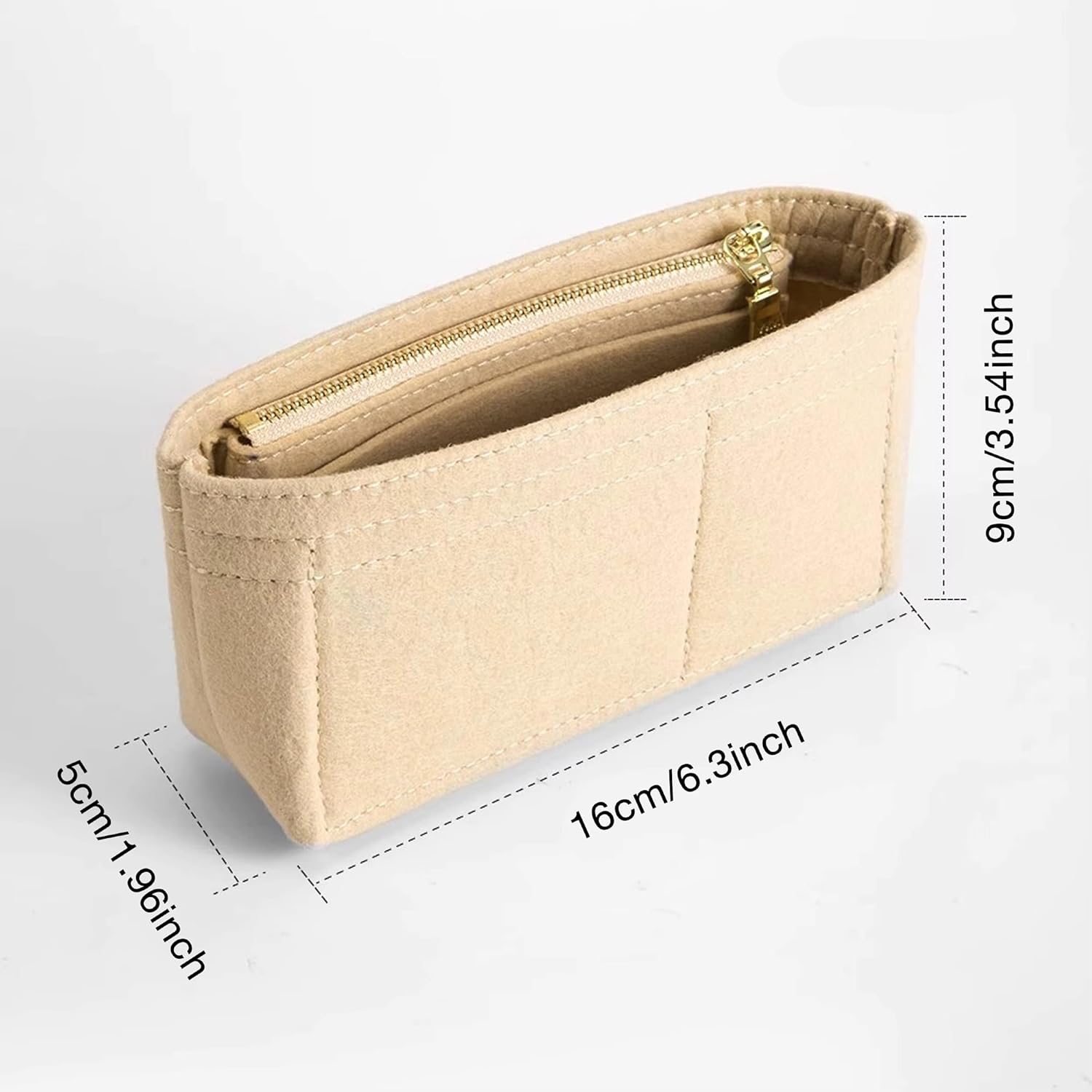 Longchamp Élan Mini Structured Bag Insert Organizer with Zipper
