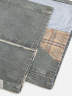 Patchwork Denim Jeans