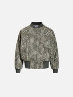 Leopard Bomber Jacket