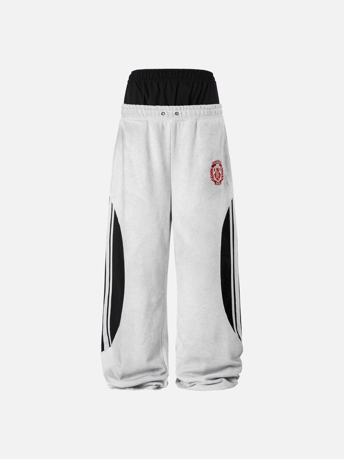 Double Waist Baggy Sweatpants