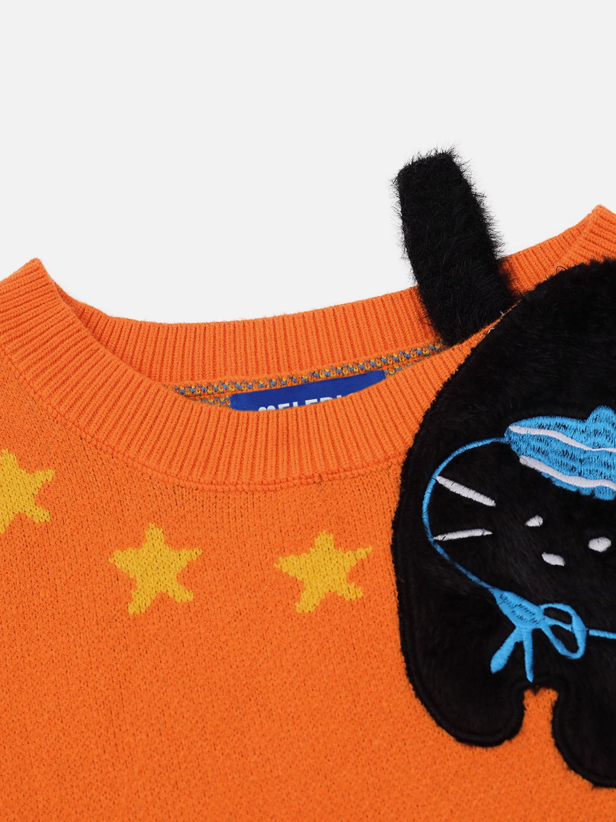 Cat Off-The-Shoulder Sweater