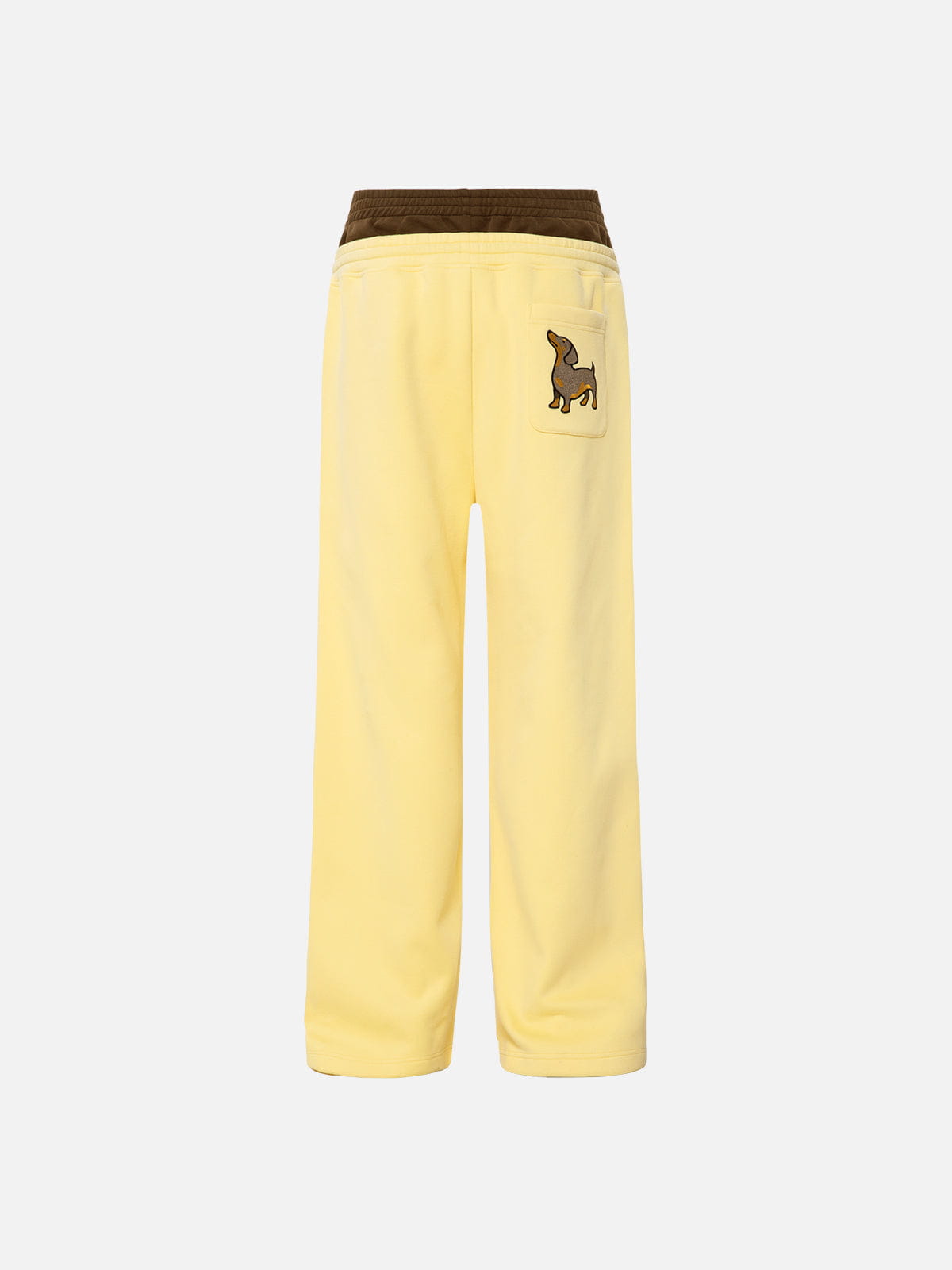 Dachshund Double Waist Baggy Sweatpants
