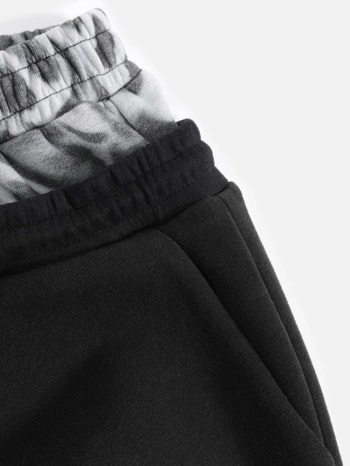 Leopard Double Waist Baggy Sweatpants