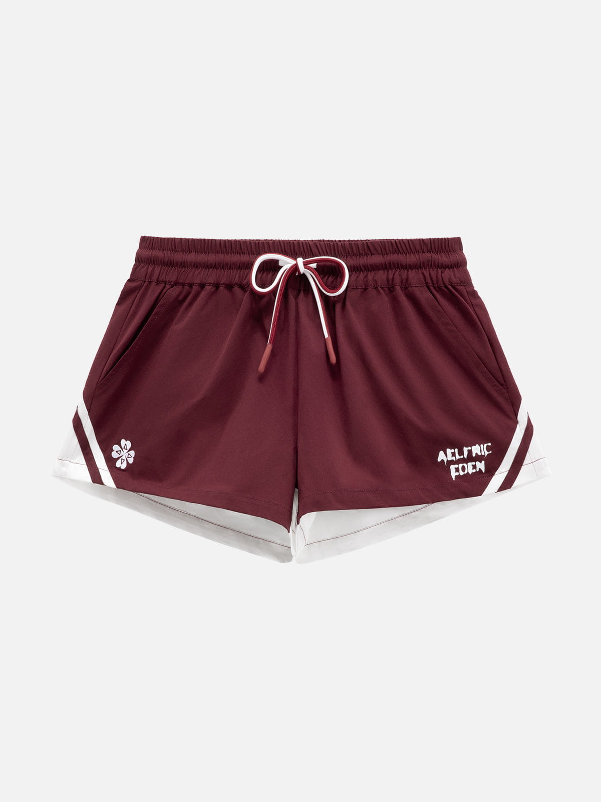 Contrast Trim Mini Shorts