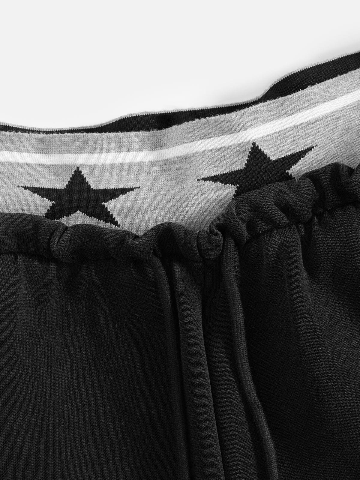 Star Double Waist Baggy Sweatpants