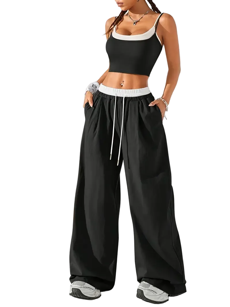 Laced Basic Baggy Sweatpants - LABELLAROSSA