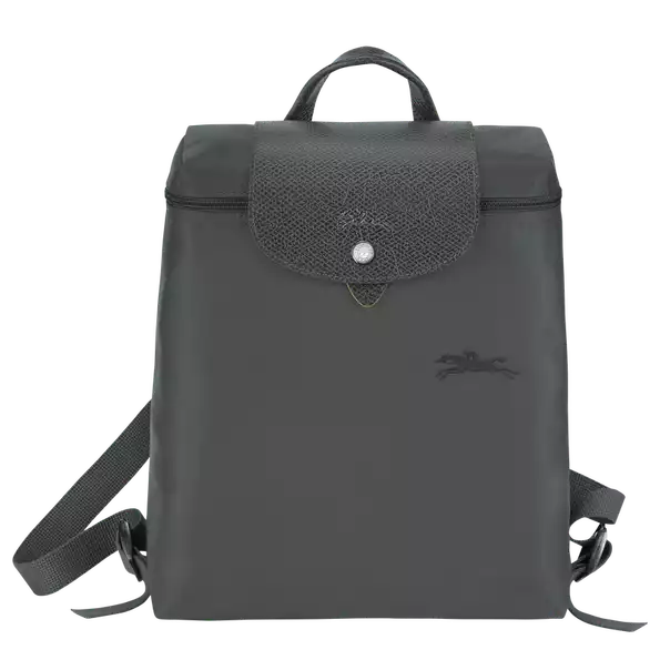 Longchamp Foldable Recycled Nylon Le Pliage Backpack with Gold Hardware