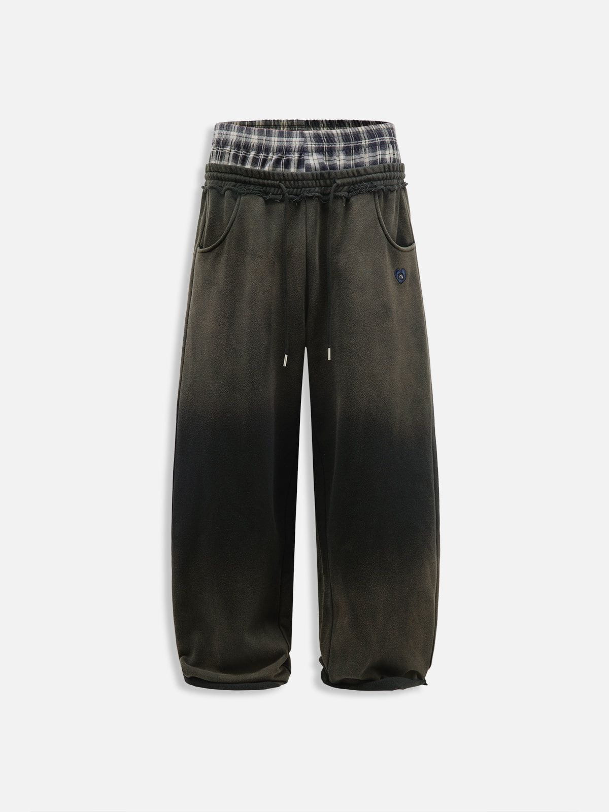 Labellarossa Double Waist Baggy Sweatpants