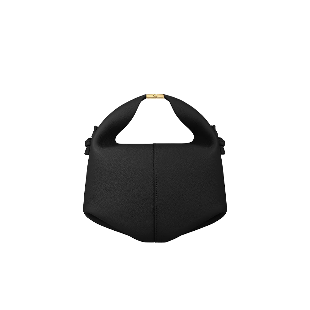 Béri Lightweight Full-Grain Calf Leather Handbag with Magnetic Closure