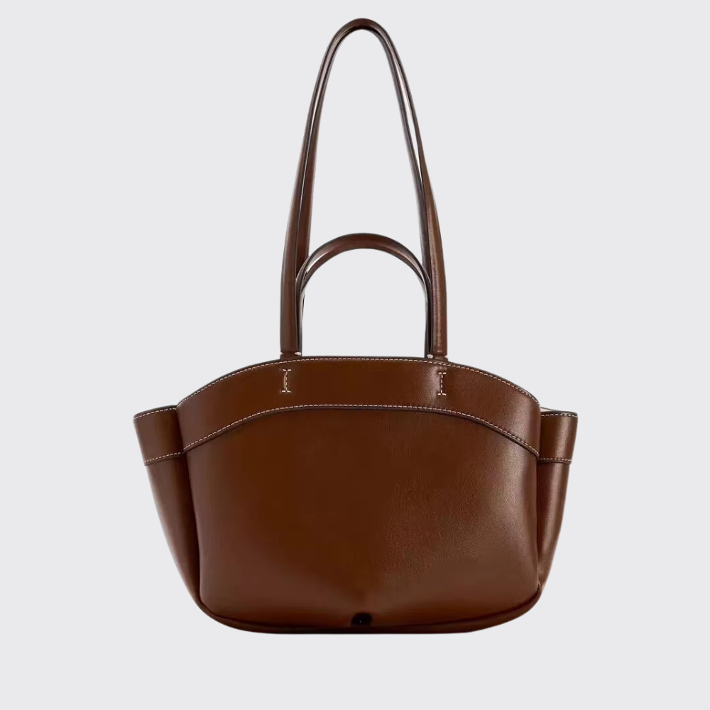 Sorella Vegan Leather Tote with Removable Zippered Inner Organizer