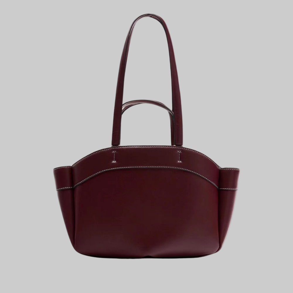 Sorella Vegan Leather Tote with Removable Zippered Inner Organizer