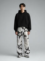 Nova White Baggy Sweatpants - LABELLAROSSA