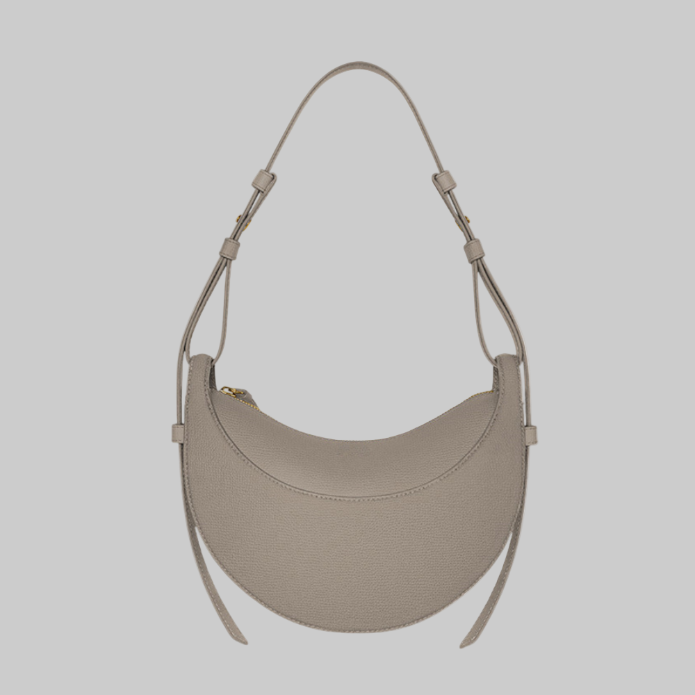 La Bellezza Genuine Leather Saddle Bag with Organized Interior