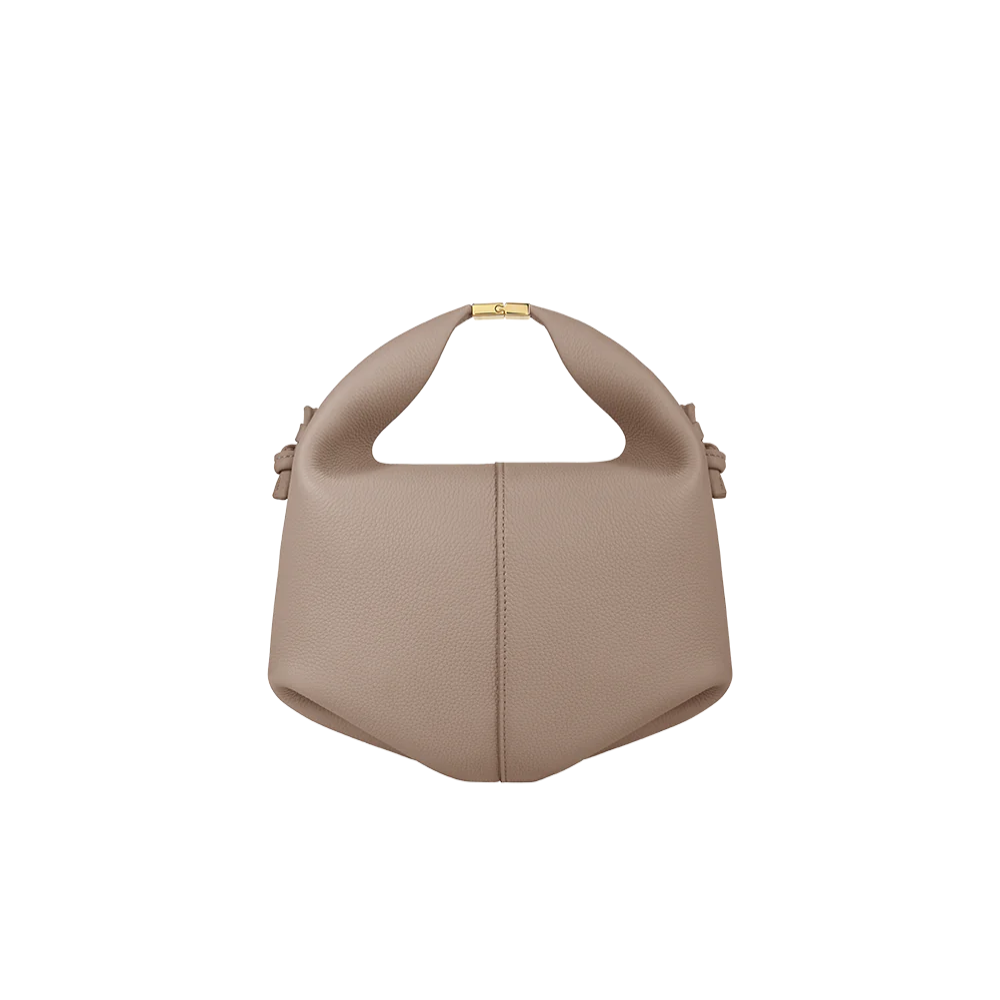 Béri Lightweight Full-Grain Calf Leather Handbag with Magnetic Closure