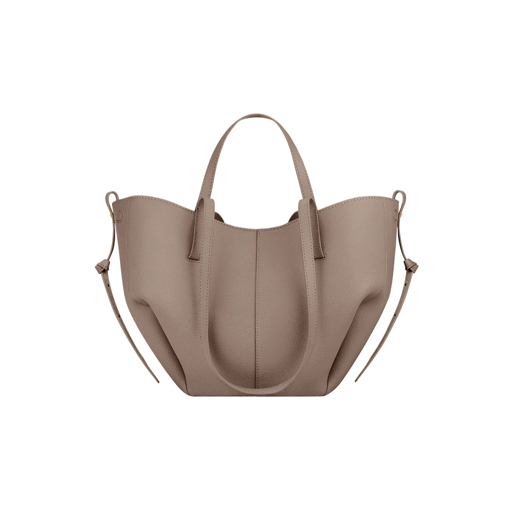 Valentina Leather Tote Bag — Organized Removable Pocket Magnetic Closure