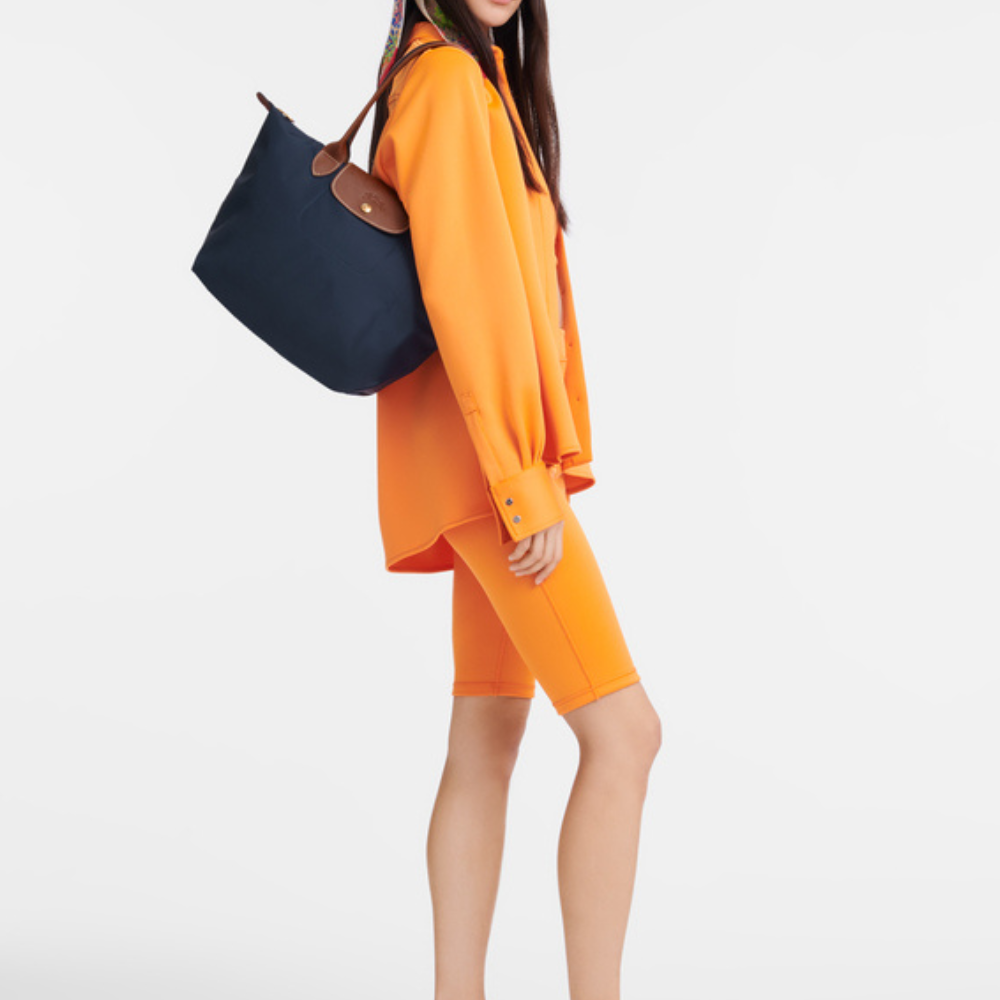 Longchamp Le Pliage Sienna Tote Bag Lightweight Nylon Organizer