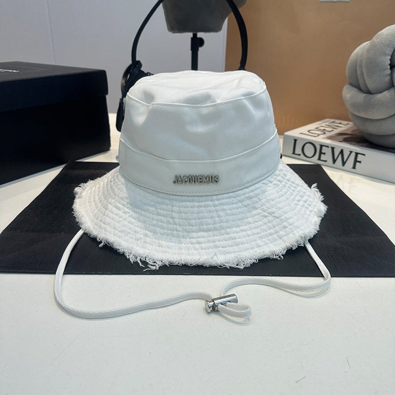 Minimalist Letter Embroidered Baseball Cap Cotton Blend Adjustable Fit