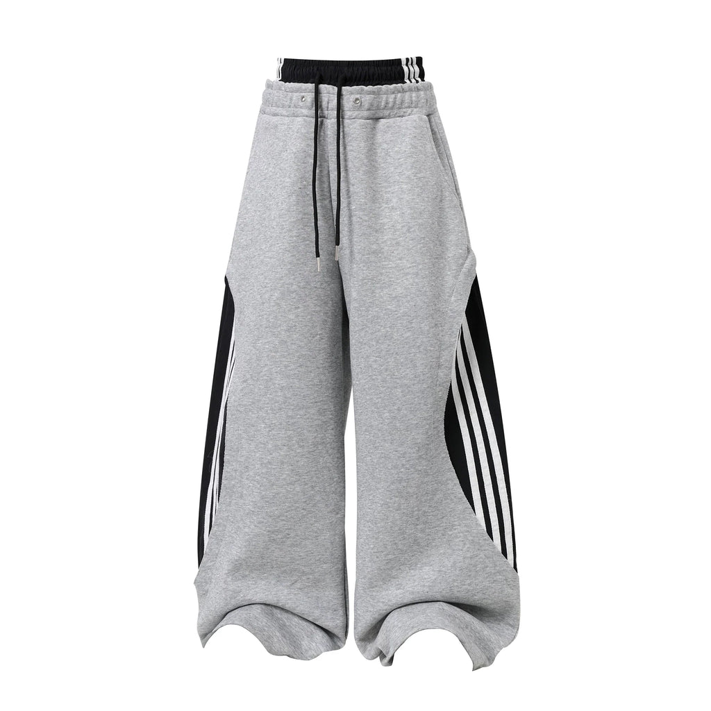 Labellarossa Curved-Silhouette Retro Pants