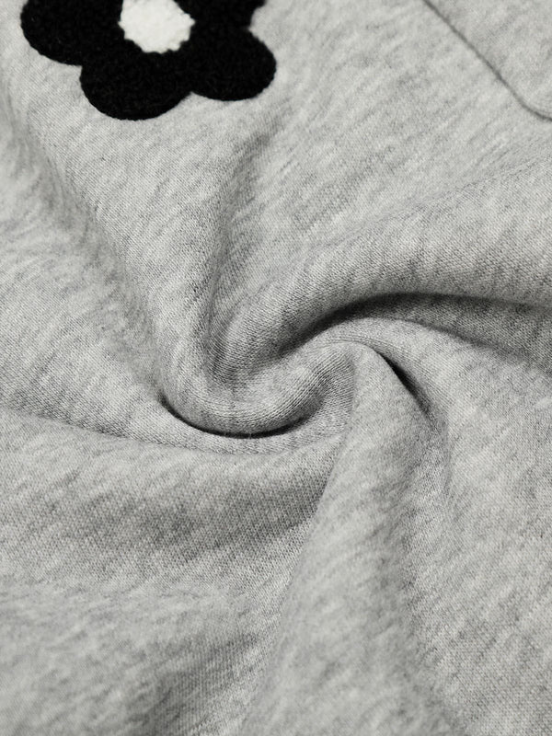 Embroidered Bloom Barrel Sweatpants