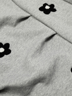 Embroidered Bloom Barrel Sweatpants