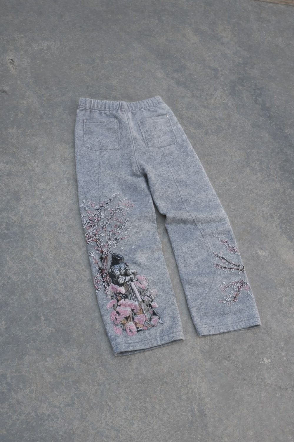 Midnight Sakura Baggy Sweatpants