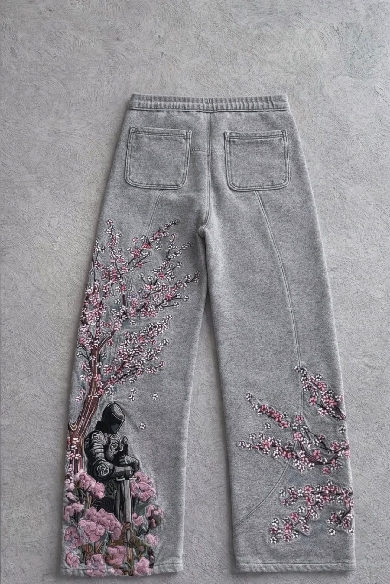 Midnight Sakura Baggy Sweatpants