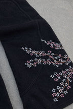 Midnight Sakura Baggy Sweatpants