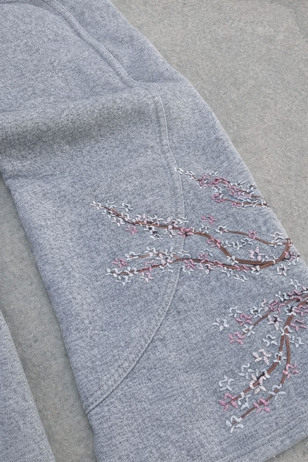 Midnight Sakura Baggy Sweatpants