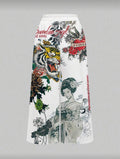 Orient Ivory Script Baggy Sweatpants - LABELLAROSSA
