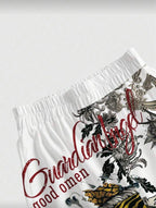 Orient Ivory Script Baggy Sweatpants - LABELLAROSSA
