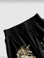 Eastern Script Baggy Sweatpants - LABELLAROSSA