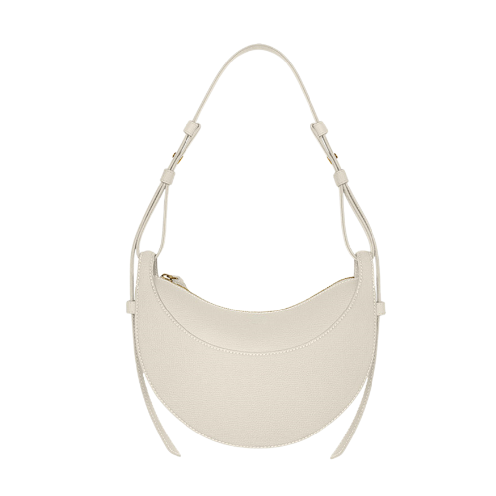 La Bellezza Genuine Leather Saddle Bag with Organized Interior