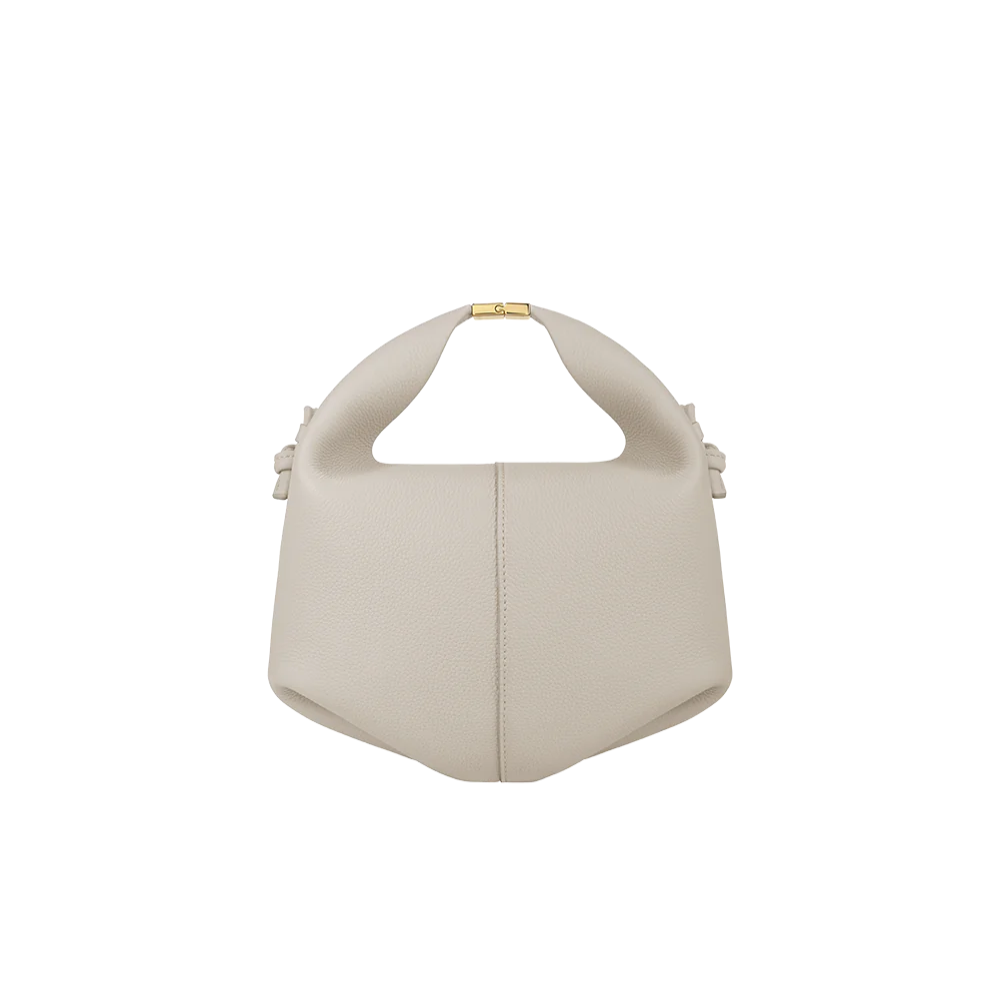 Béri Lightweight Full-Grain Calf Leather Handbag with Magnetic Closure