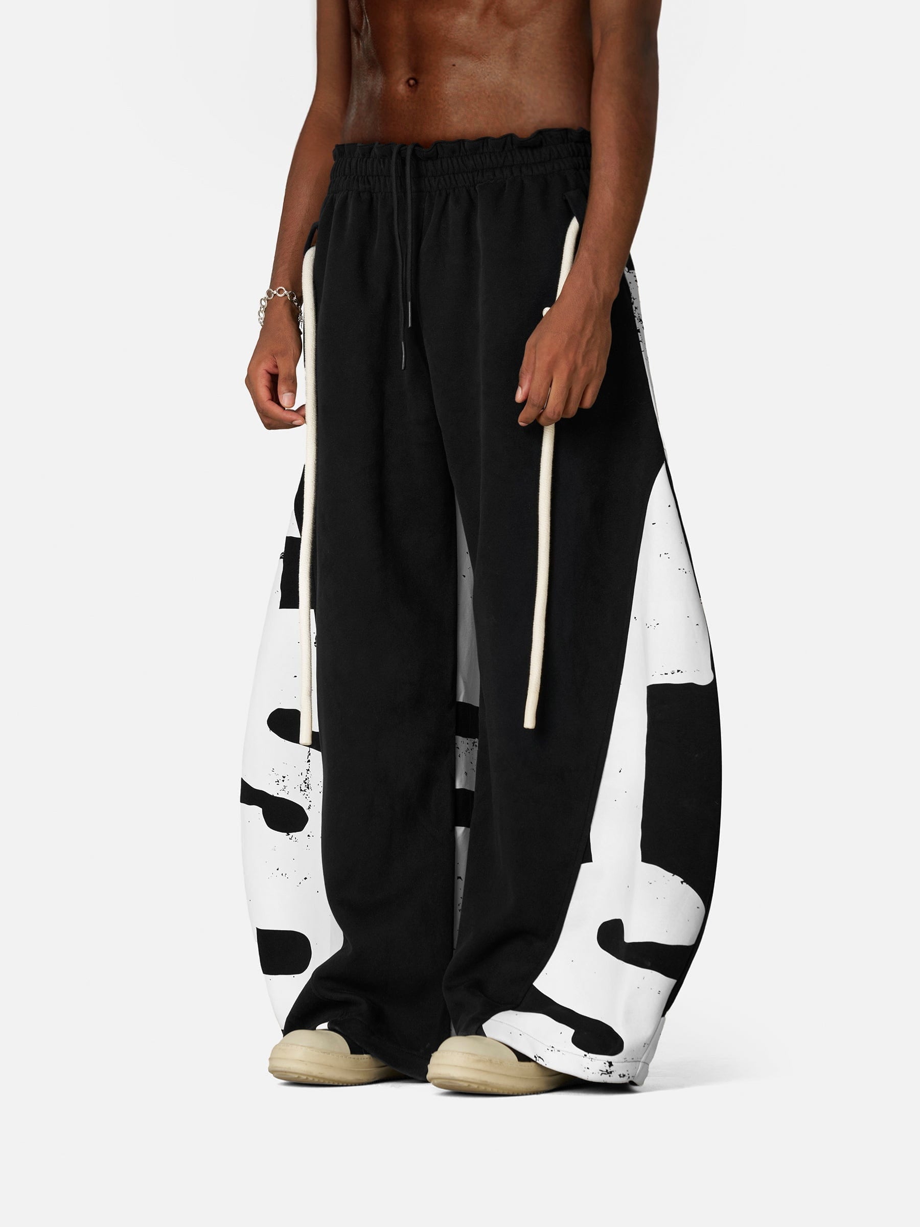 Labellarossa Graffiti Super Baggy Barrel Sweatpants