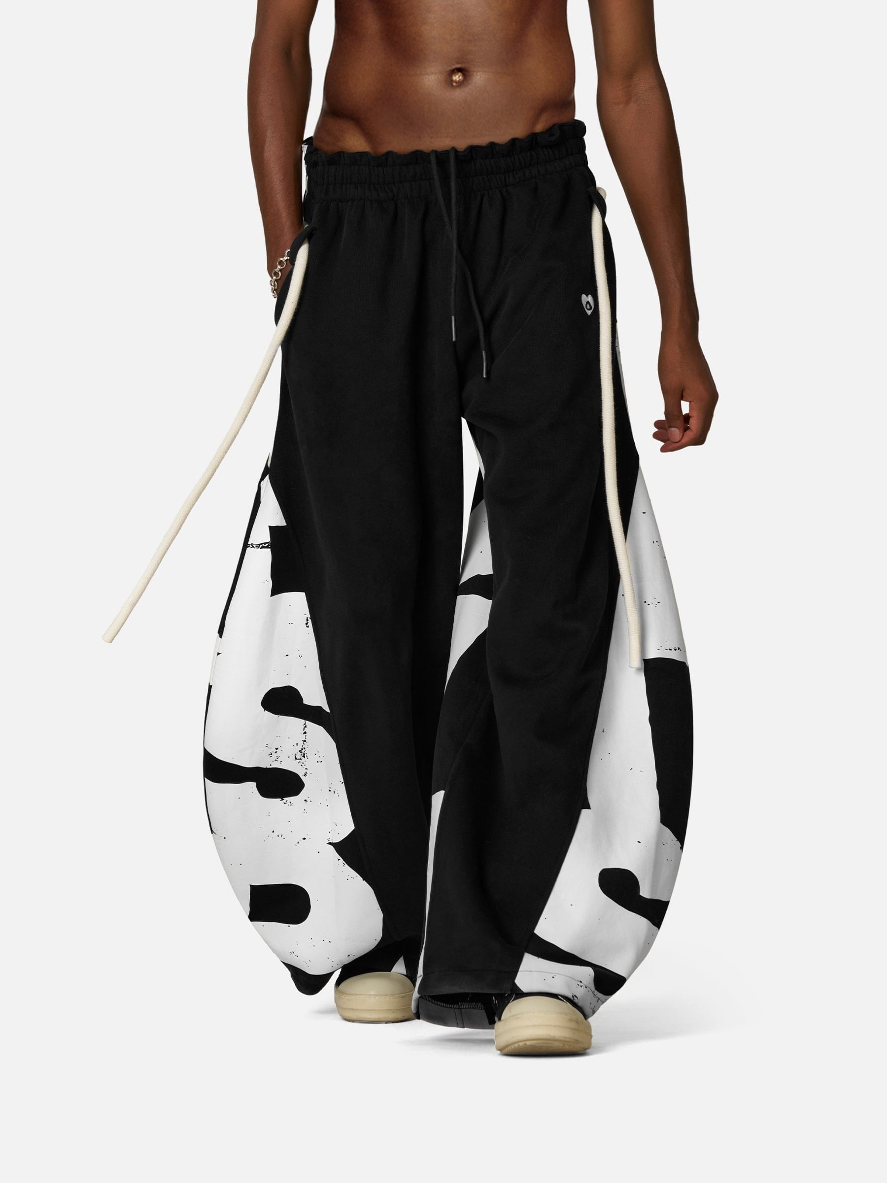 Labellarossa Graffiti Super Baggy Barrel Sweatpants