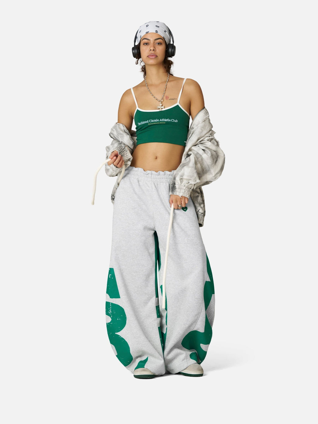Labellarossa Graffiti Super Baggy Barrel Sweatpants