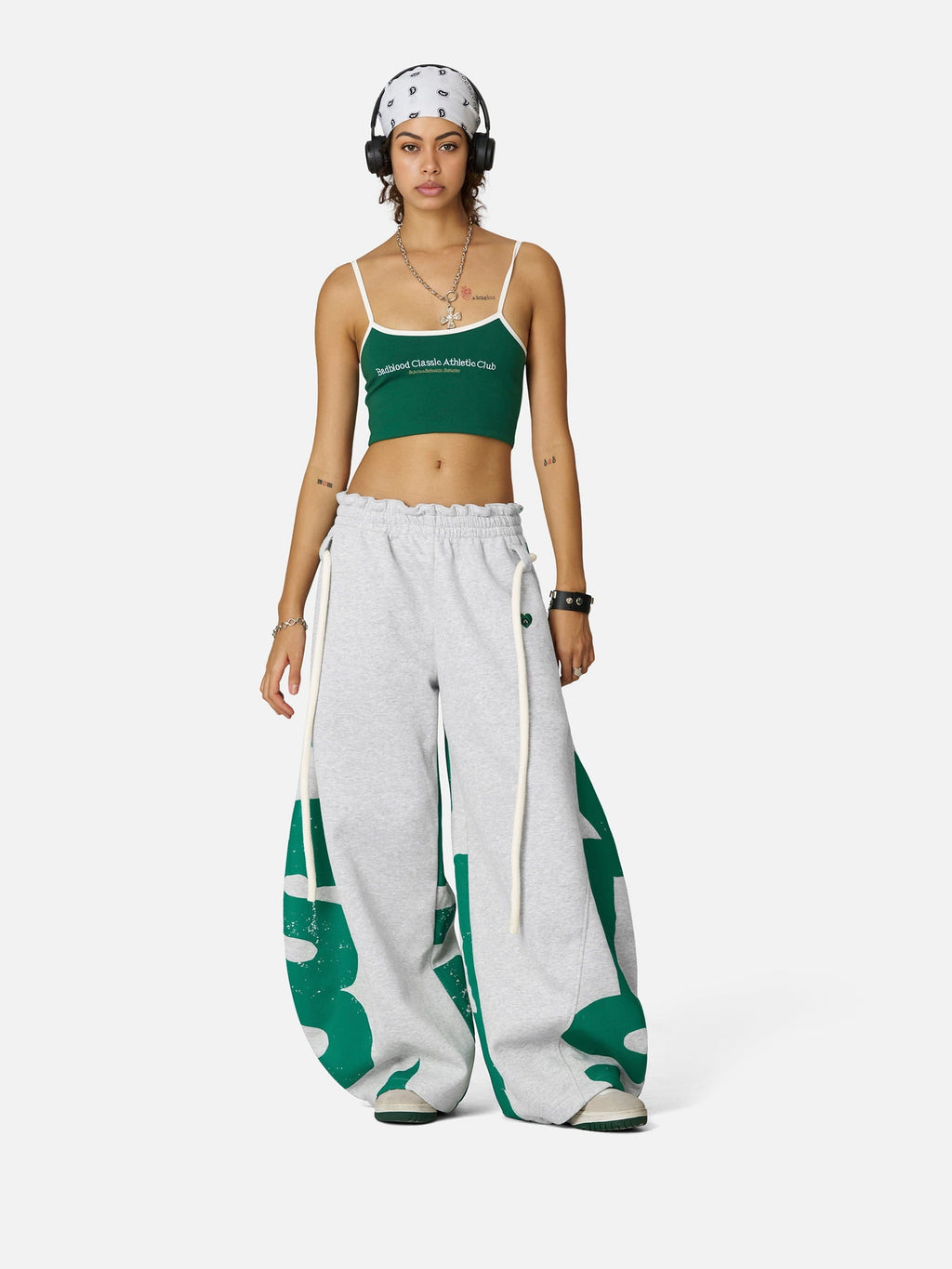 Labellarossa Graffiti Super Baggy Barrel Sweatpants